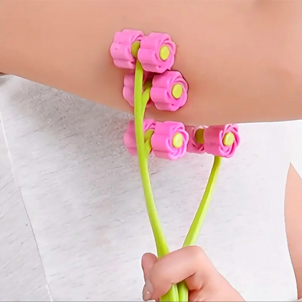 Face Massager, Flower Design Massage Roller, Beauty Tool, NEW